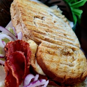 Tost Gyros + Ser + Pieczarki