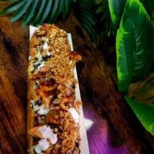 Zapiekanka z Gyrosem + Ser + Pieczarki